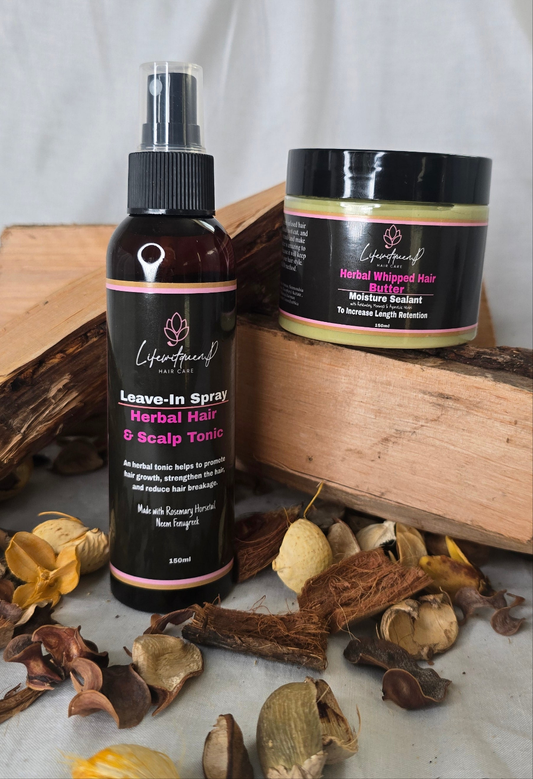 Herbal Hair Butter + Herbal Hydrating Hair & Scalp Tonic Spray