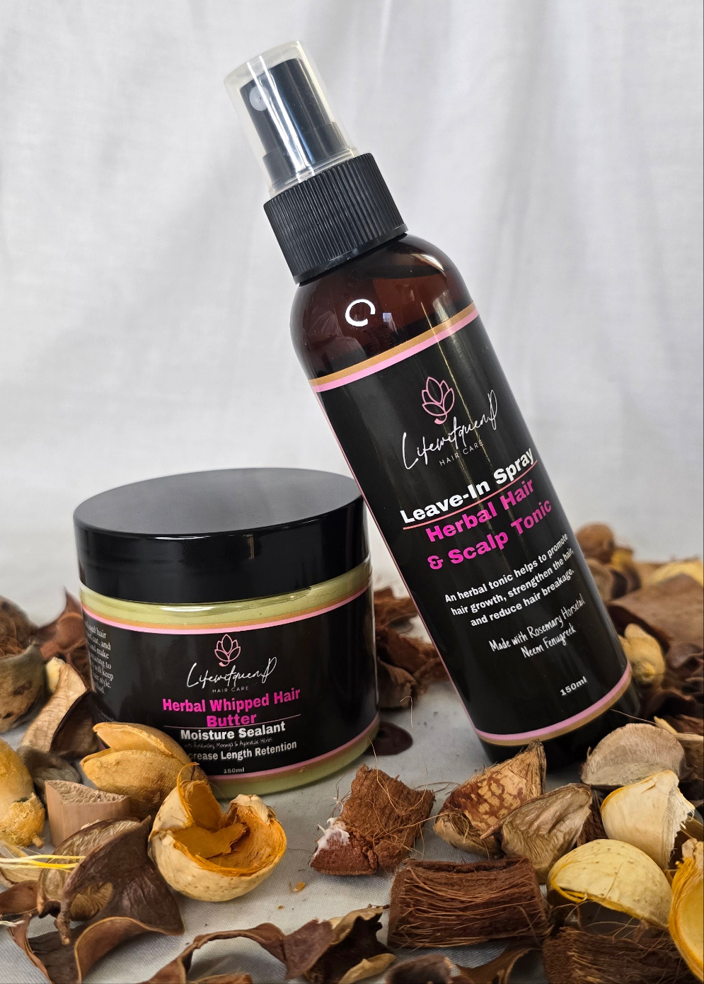 Herbal Hair Butter + Herbal Hydrating Hair & Scalp Tonic Spray