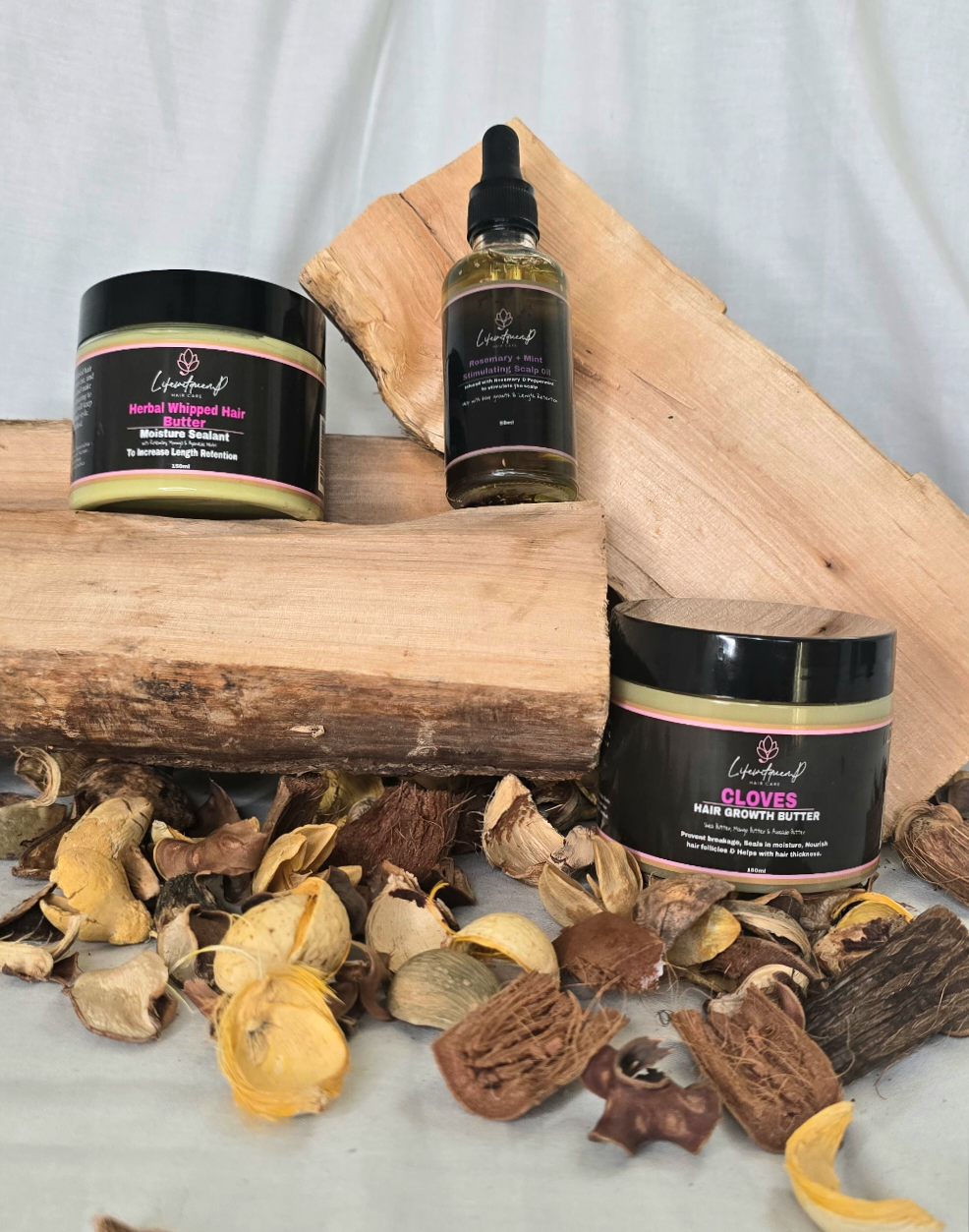 Hair Butter & Rosemary + Mint Oil Bundle