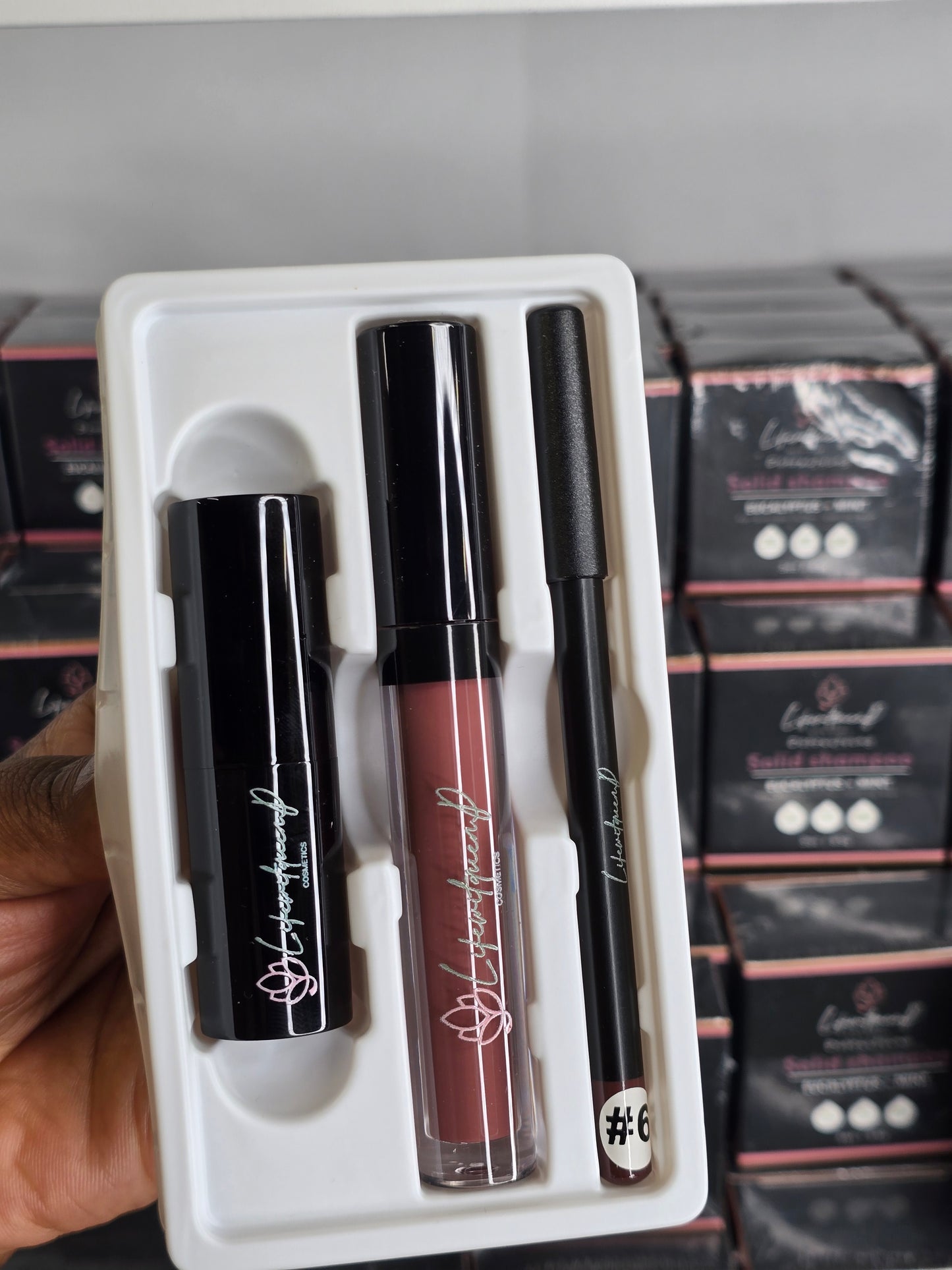 3 in 1 Waterproof Lipstick, LipGloss Matte Creamy, and Lip Liner Set