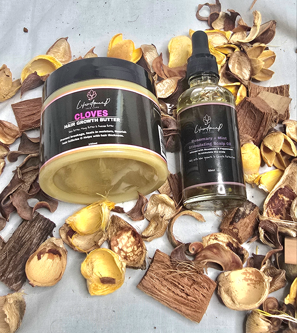 Cloves Hair Growth Butter+ Rosemary and Mint Stimulating Scalp Oil