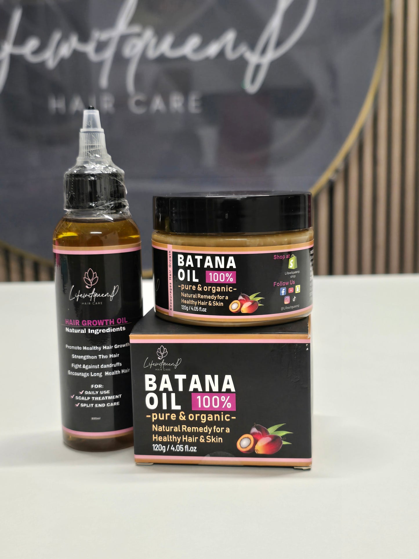 Hair Growth Duo Bundle - Ayurvedic Oil & Raw Batana Oil