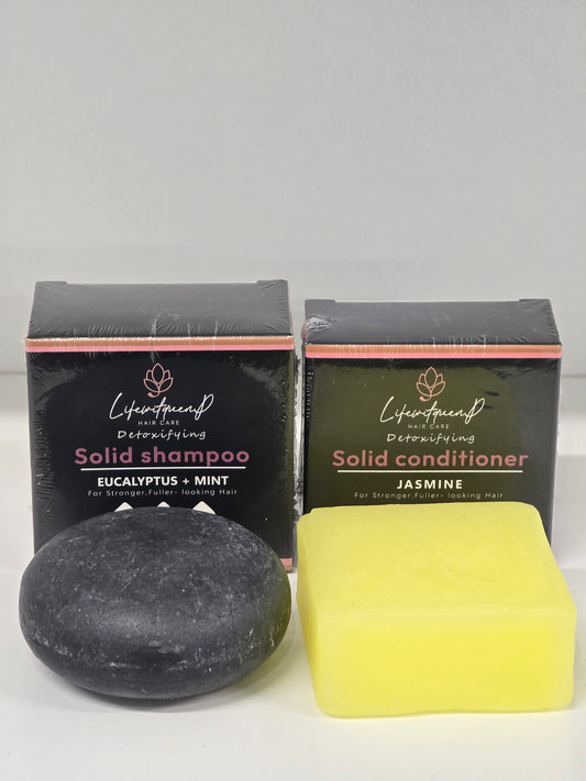 Natural Shampoo  and Conditioner Bars Combo