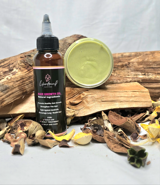 Strengthen & Anti Breakage Combos - Moisturing Hair Butter +Hair Grow Oil