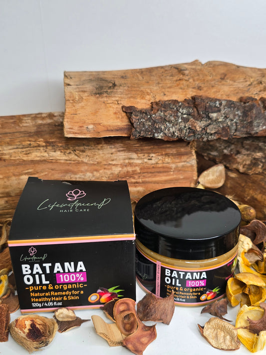 Raw Batana Oil for Hair Growth: 100% Pure & Organic - Dr. Sebi Batana Oil Unrefined Promotes Hair thickness for Women & Men 120g