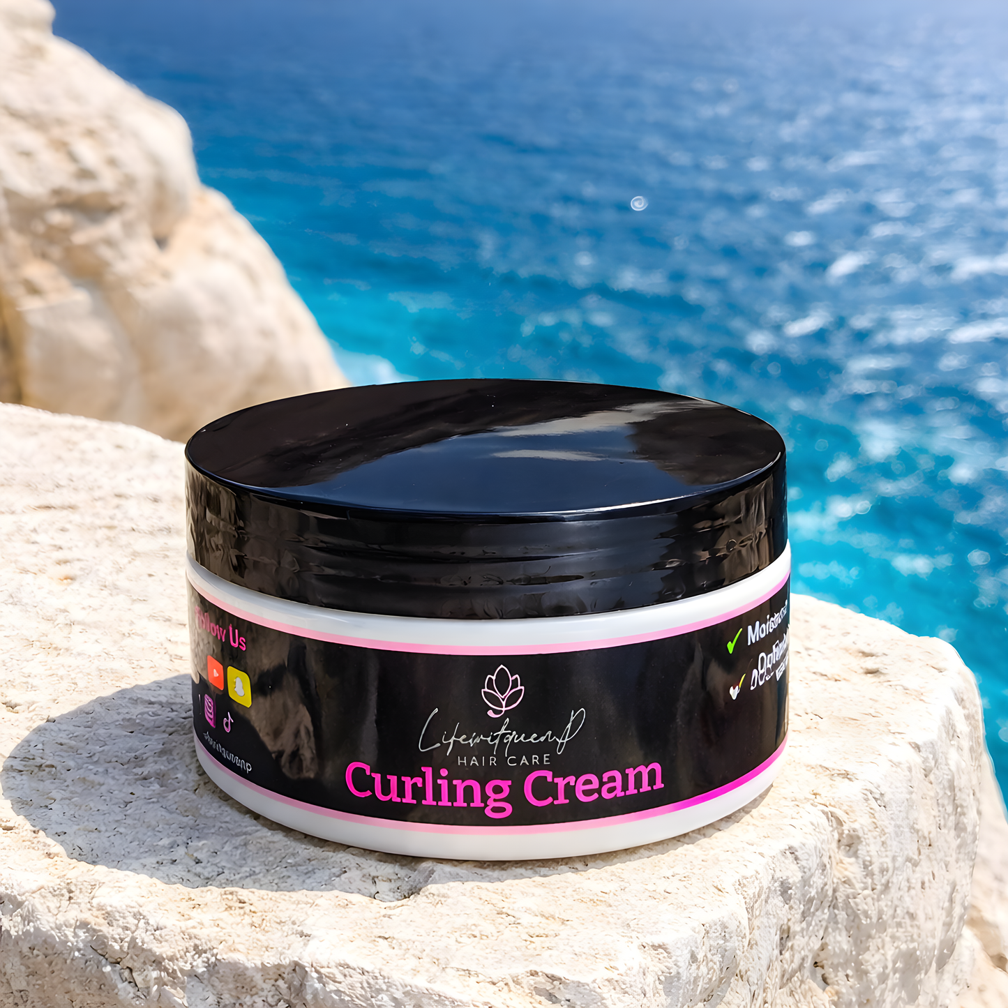 Shea Butter and Castor Oil Moisturize and Define Curling Cream