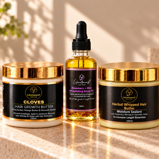 Hair Butter & Rosemary + Mint Oil Bundle