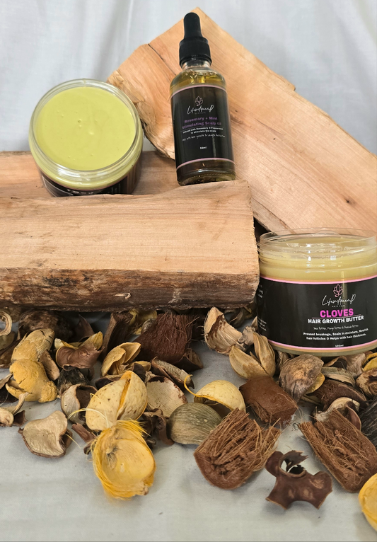 Hair Butter & Rosemary + Mint Oil  Bundle