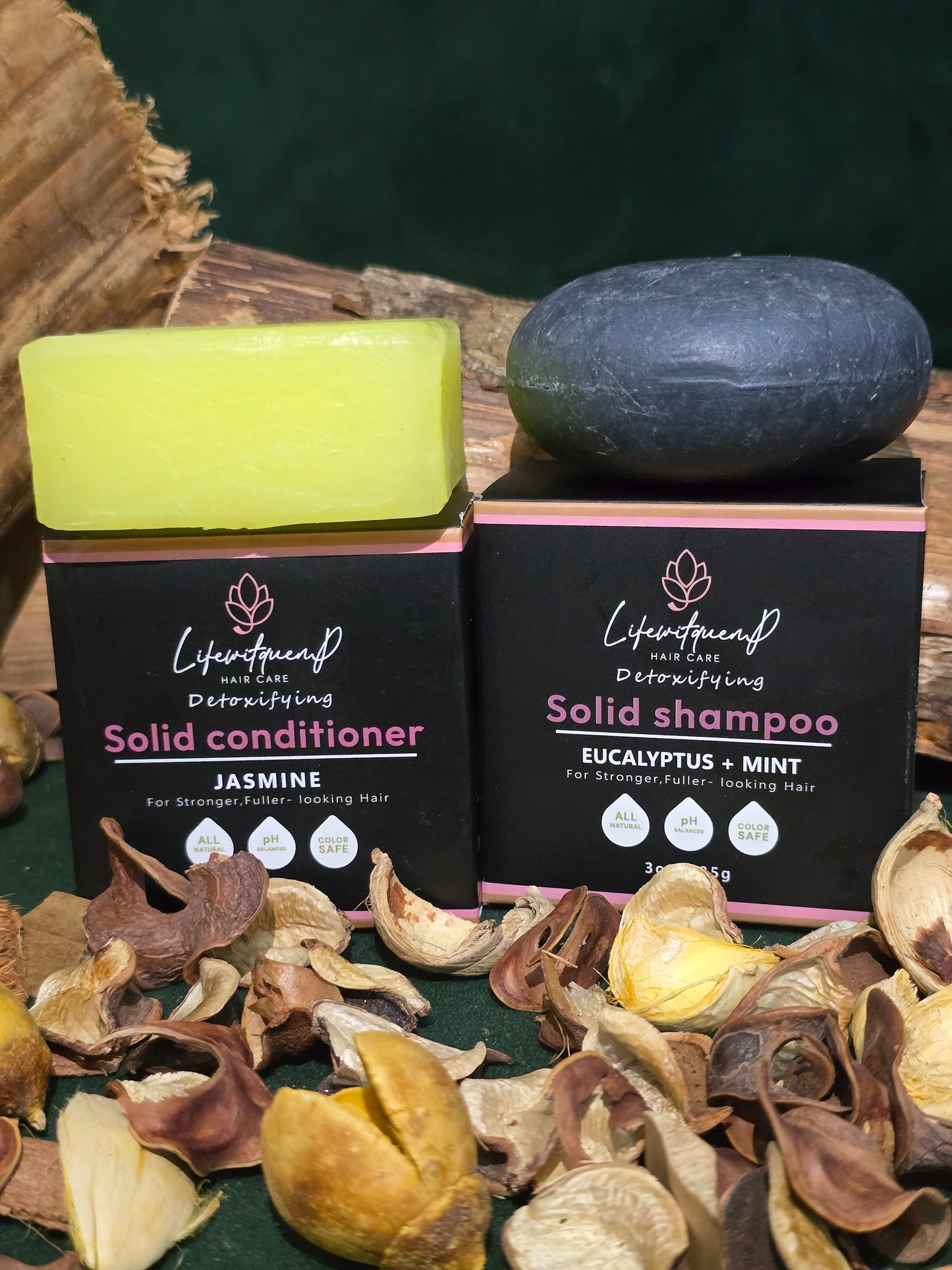 Natural Shampoo  and Conditioner Bars Combo