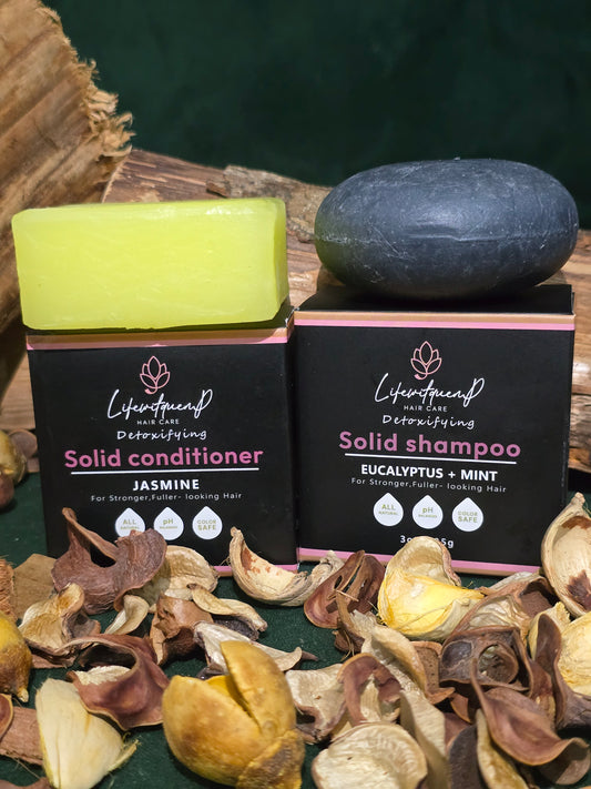 Natural Shampoo  and Conditioner Bars Combo