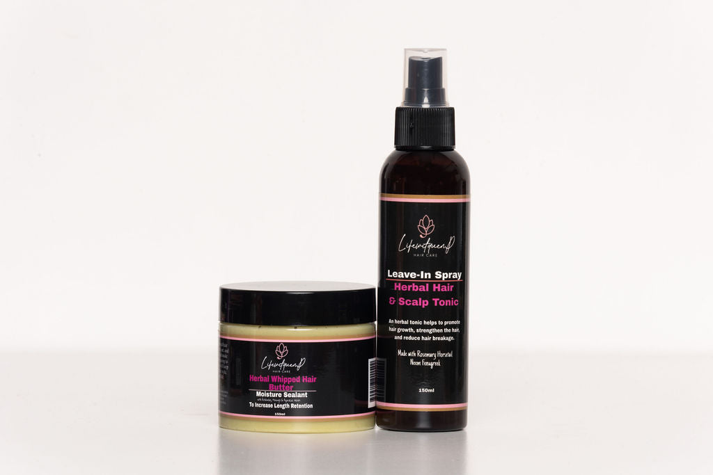 Herbal Hair Butter + Herbal Hydrating Hair & Scalp Tonic Spray