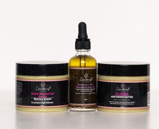 Hair Butter & Rosemary + Mint Oil  Bundle