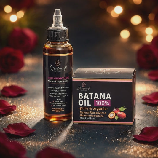 Hair Growth Duo Bundle - Ayurvedic Oil & Raw Batana Oil