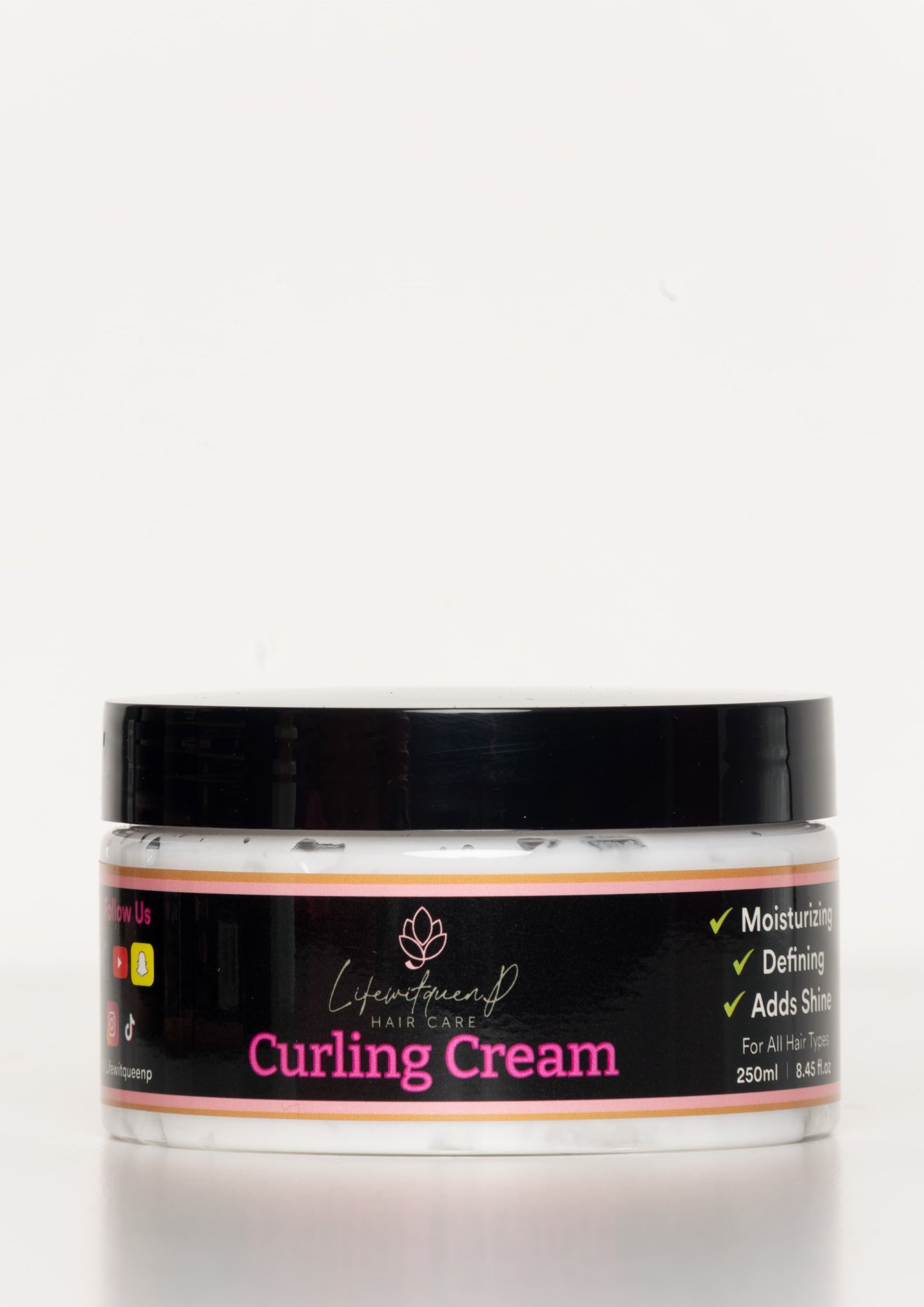 Shea Butter and Castor Oil Moisturize and Define Curling Cream