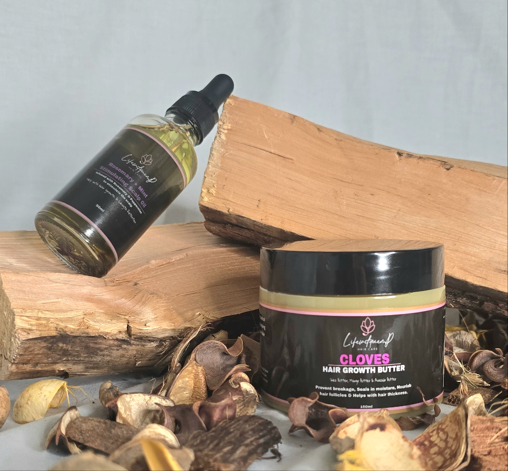 Cloves Hair Growth Butter+ Rosemary and Mint Stimulating Scalp Oil