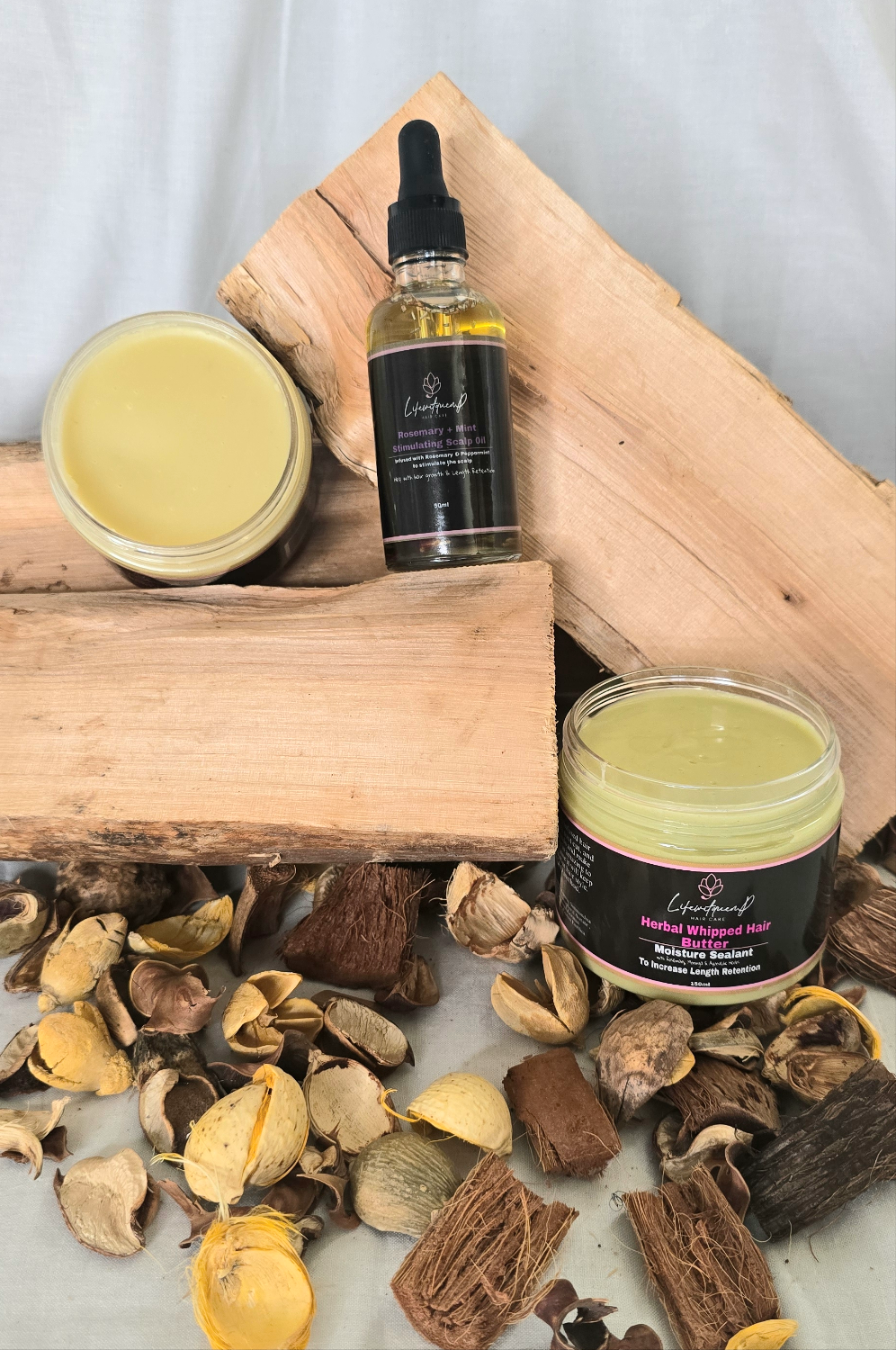 Hair Butter & Rosemary + Mint Oil  Bundle