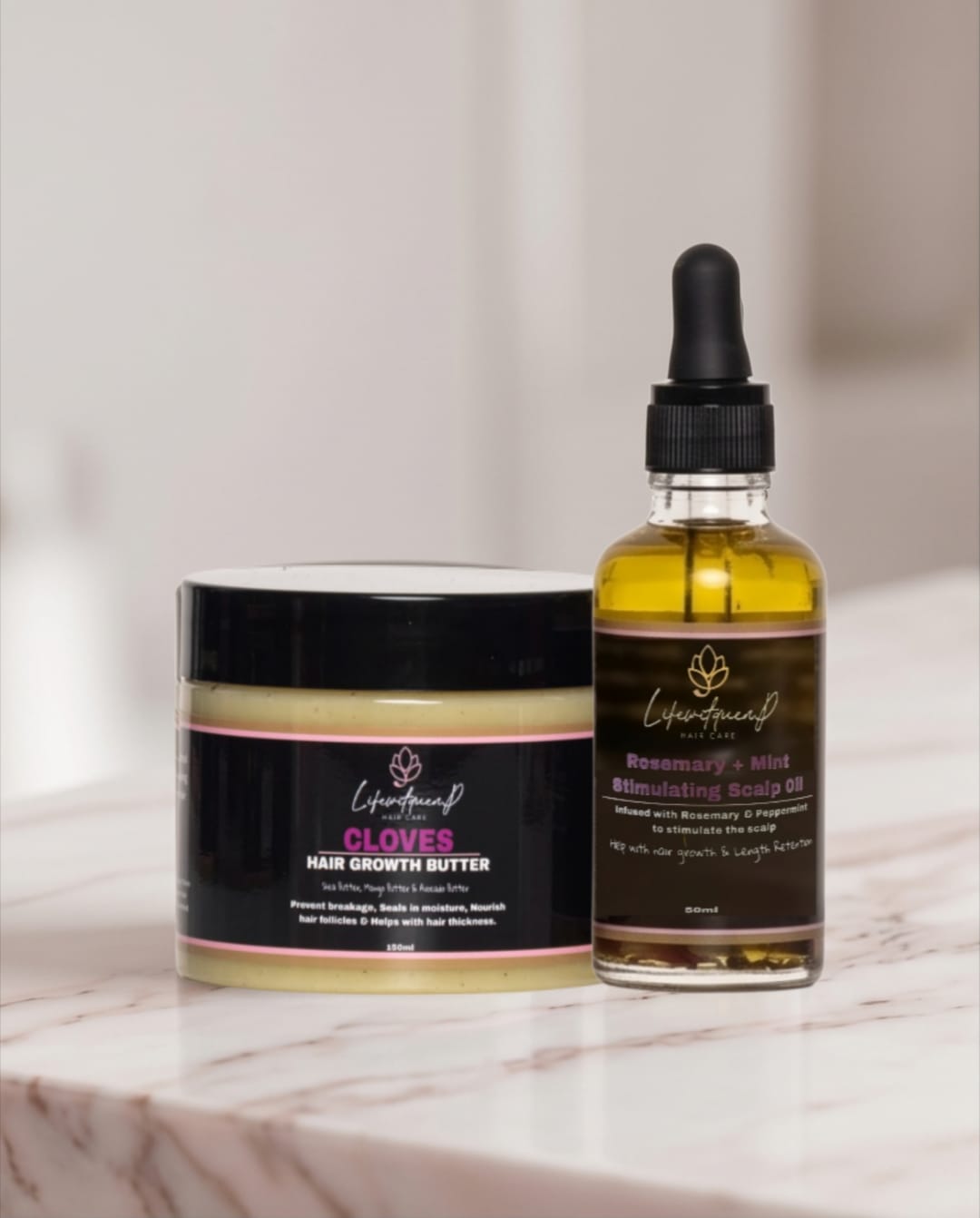 Cloves Hair Growth Butter+ Rosemary and Mint Stimulating Scalp Oil
