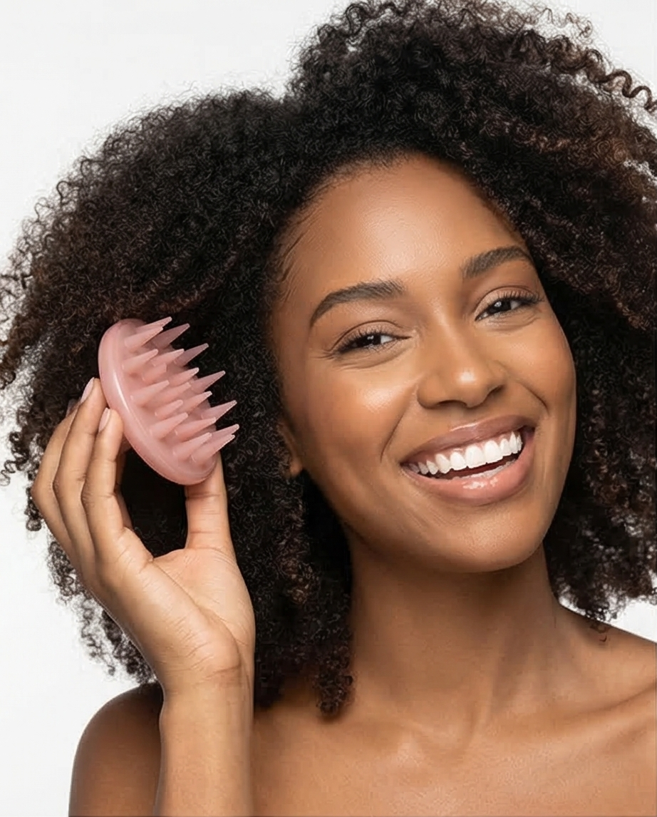 Scalp Massager Treatment Hair Oil Applicator and Shampoo Brush Head
