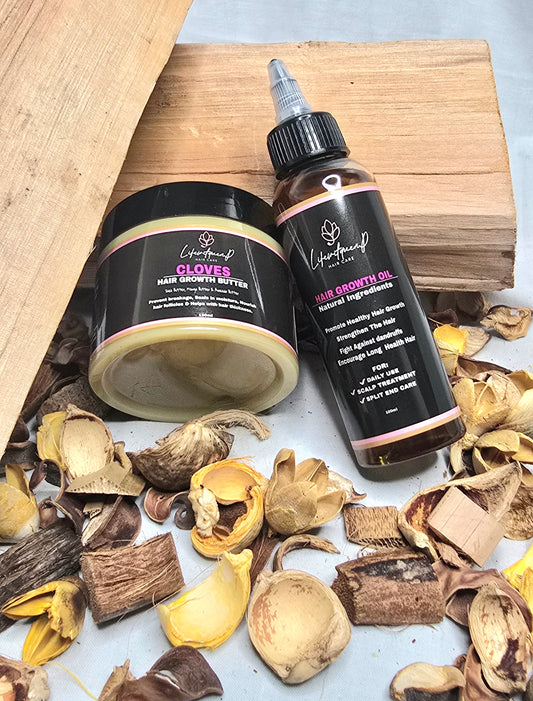 Herb Infused Cloves Hair Butter+ Ayurvedic Hair Growth Oil For Hair Breakages and Hair Thickness