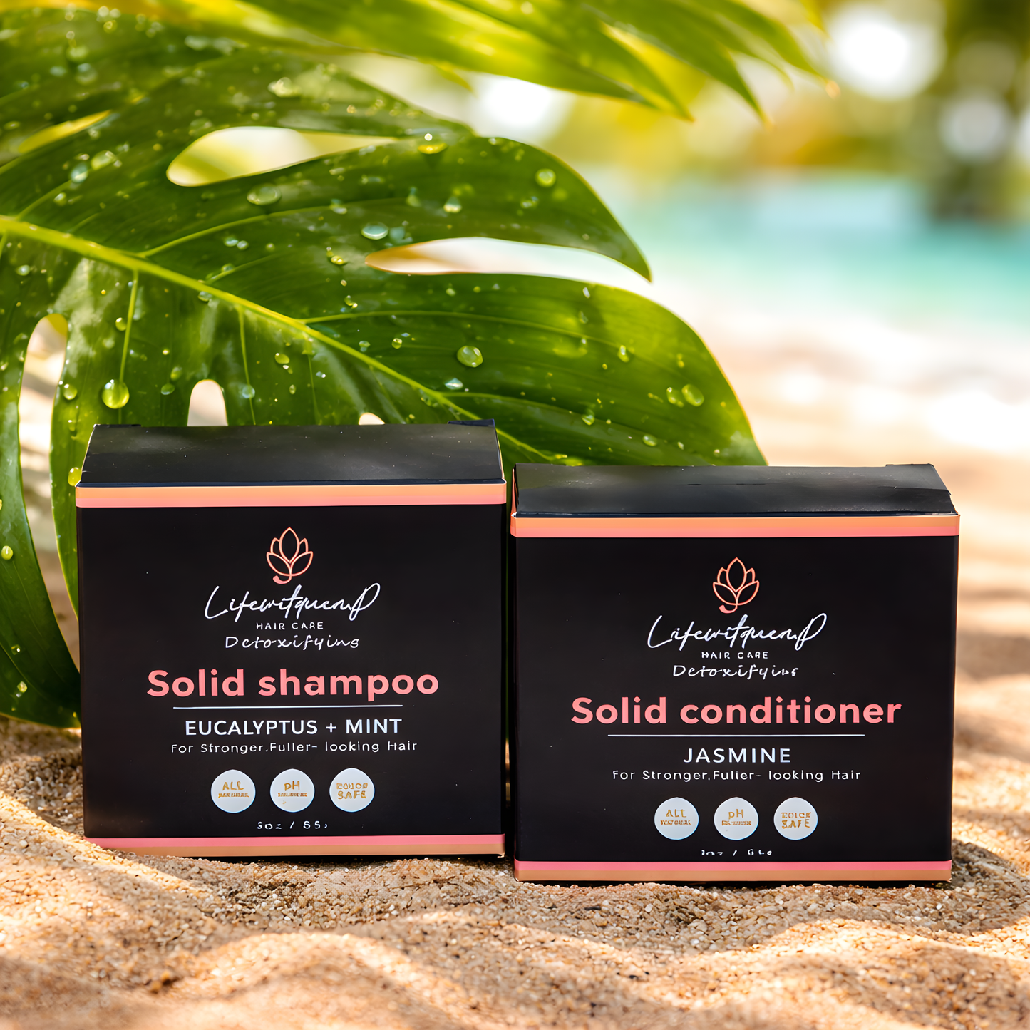 Natural Shampoo  and Conditioner Bars Combo
