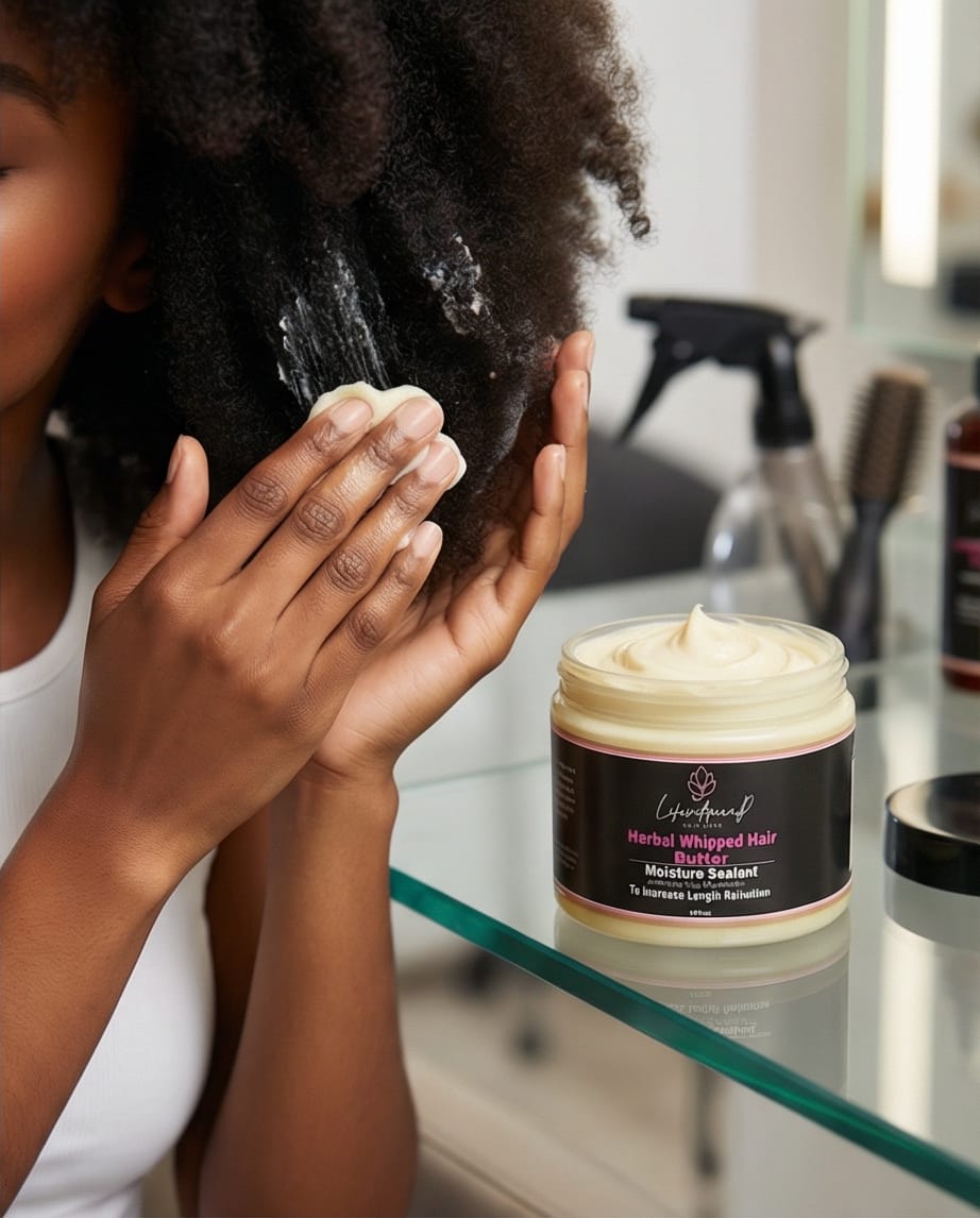 Herbal Hair Butter + Herbal Hydrating Hair & Scalp Tonic Spray
