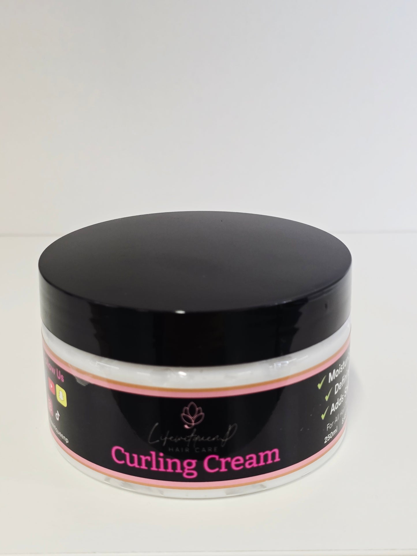 Shea Butter and Castor Oil Moisturize and Define Curling Cream