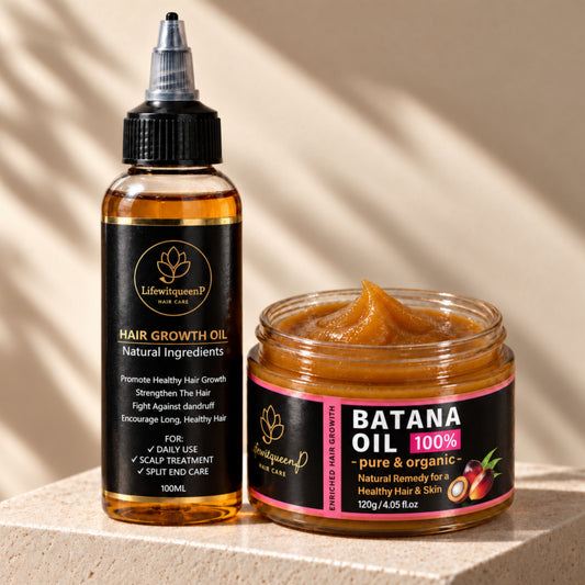 Hair Growth Duo Bundle - Ayurvedic Oil & Raw Batana Oil