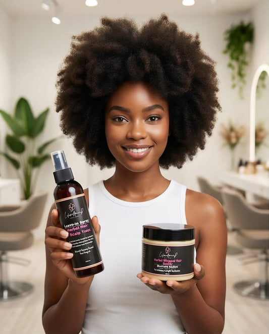 Herbal Hair Butter + Herbal Hydrating Hair & Scalp Tonic Spray