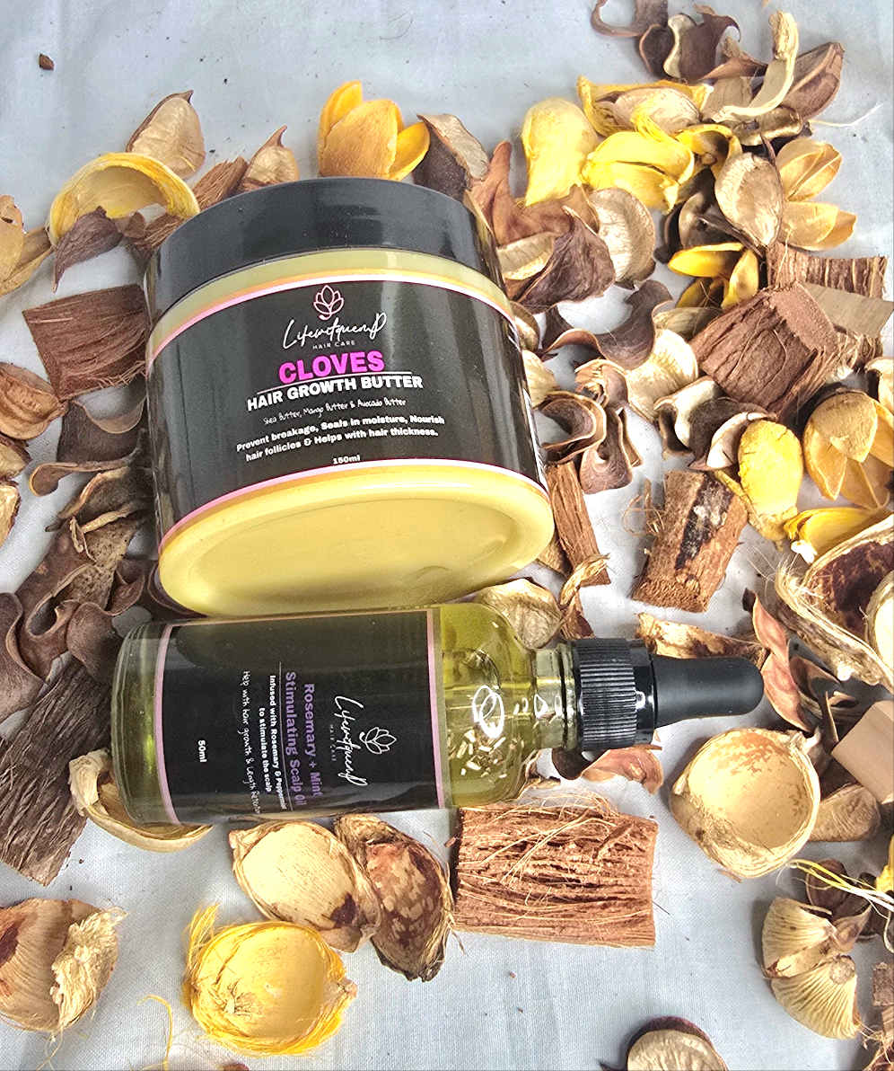 Cloves Hair Growth Butter+ Rosemary and Mint Stimulating Scalp Oil
