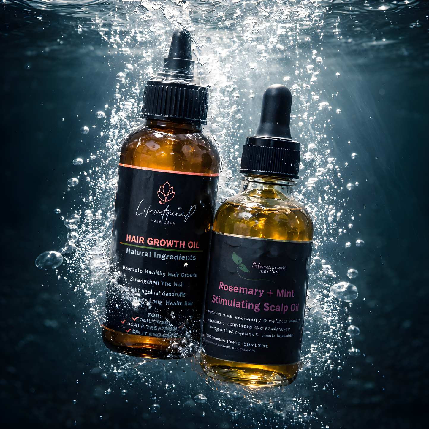 Growth Revive Herbal Hair Thickness Hair Grow Oil Combo