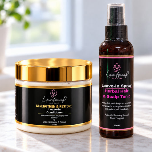 Moisturising Conditioner (Leave in)+ Herbal Hydrating Hair & Scalp Tonic Spray