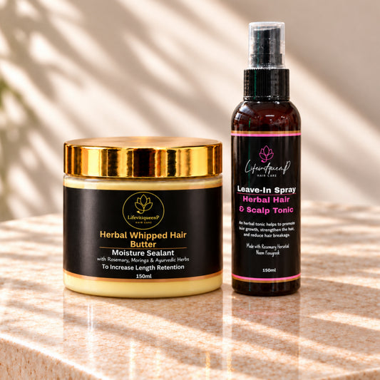 Herbal Hair Butter + Herbal Hydrating Hair & Scalp Tonic Spray