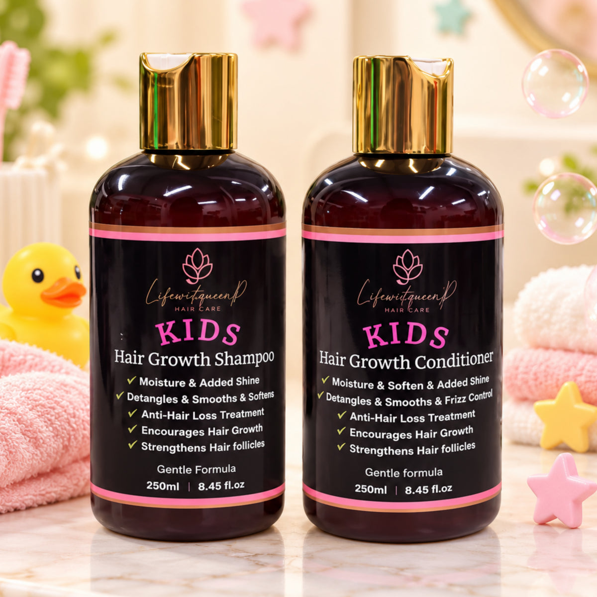 Gentle Roots Kids Shampoo & Rinse-Out Conditioner Combo Set