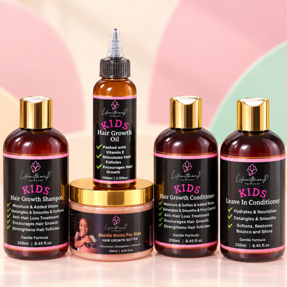 Gentle Roots Kids Hair Care Bundle