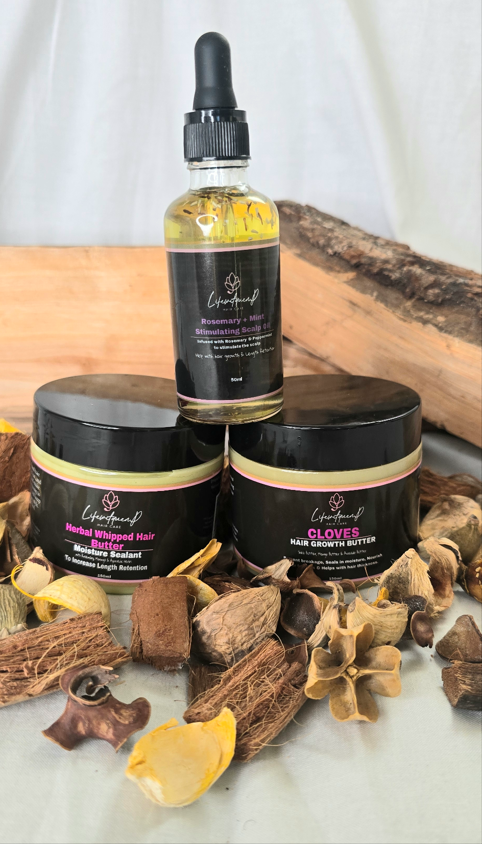 Hair Butter & Rosemary + Mint Oil  Bundle