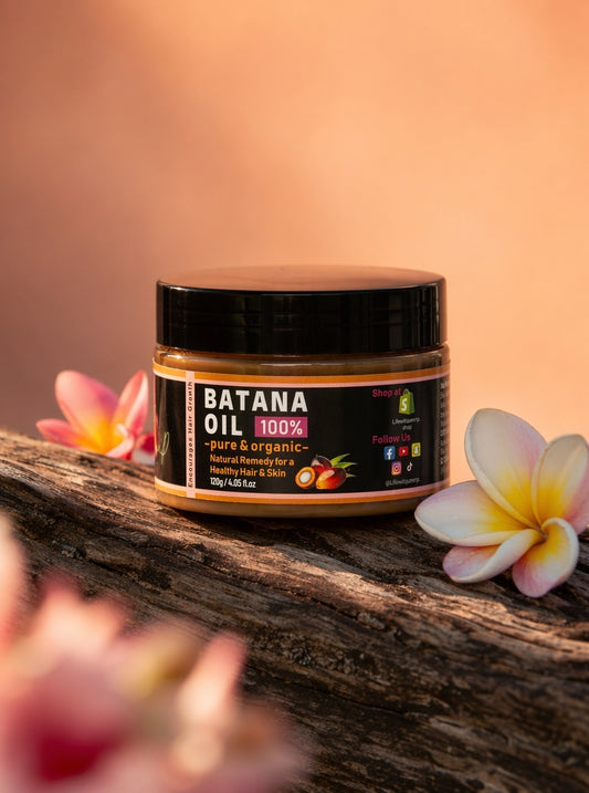 Raw Batana Oil for Hair Growth: 100% Pure  & Organic - Dr. Sebi Batana Oil  Unrefined Promotes Hair thickness for Women & Men  120g