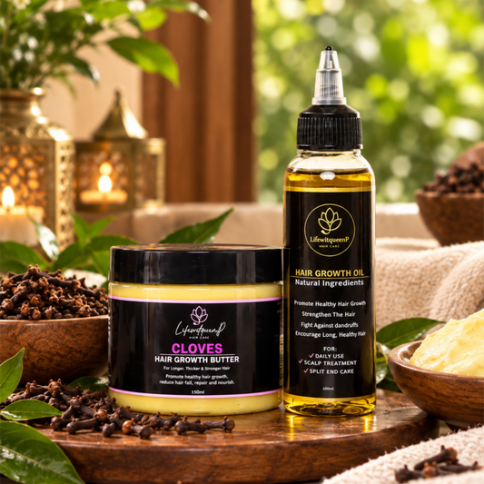 Herb Infused Cloves Hair Butter+ Ayurvedic Hair Growth Oil For Hair Breakages and Hair Thickness