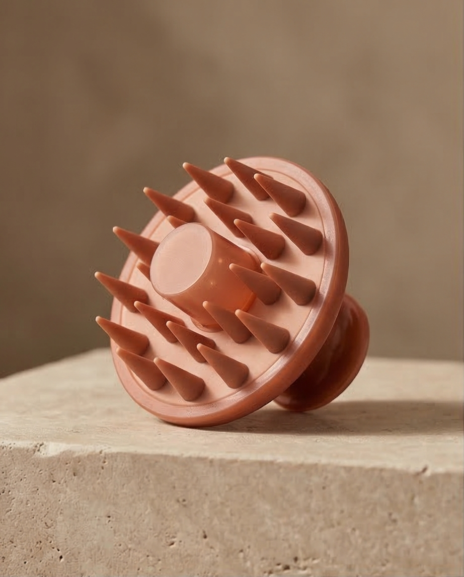 Scalp Massager Treatment Hair Oil Applicator and Shampoo Brush Head