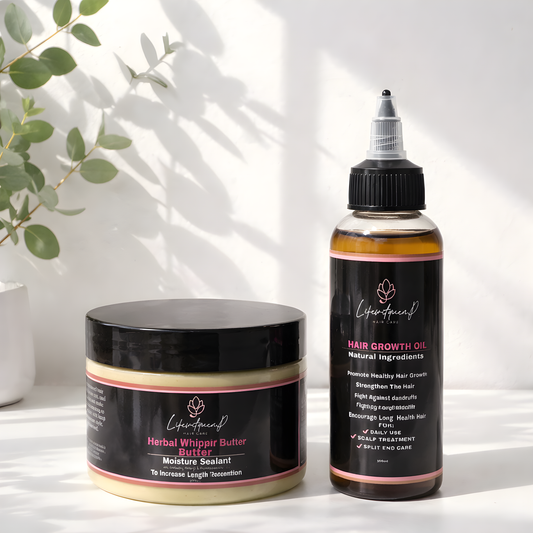 Strengthen & Anti Breakage Combos - Moisturing Hair Butter +Hair Grow Oil