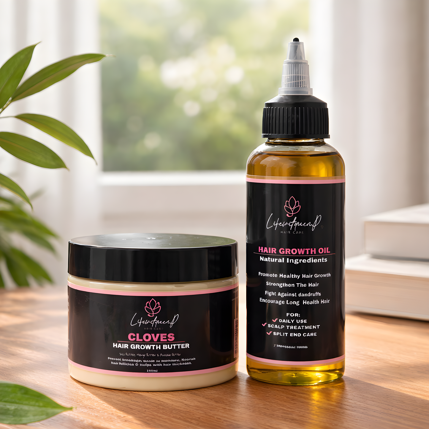 Herb Infused Cloves Hair Butter+ Ayurvedic Hair Growth Oil For Hair Breakages and Hair Thickness