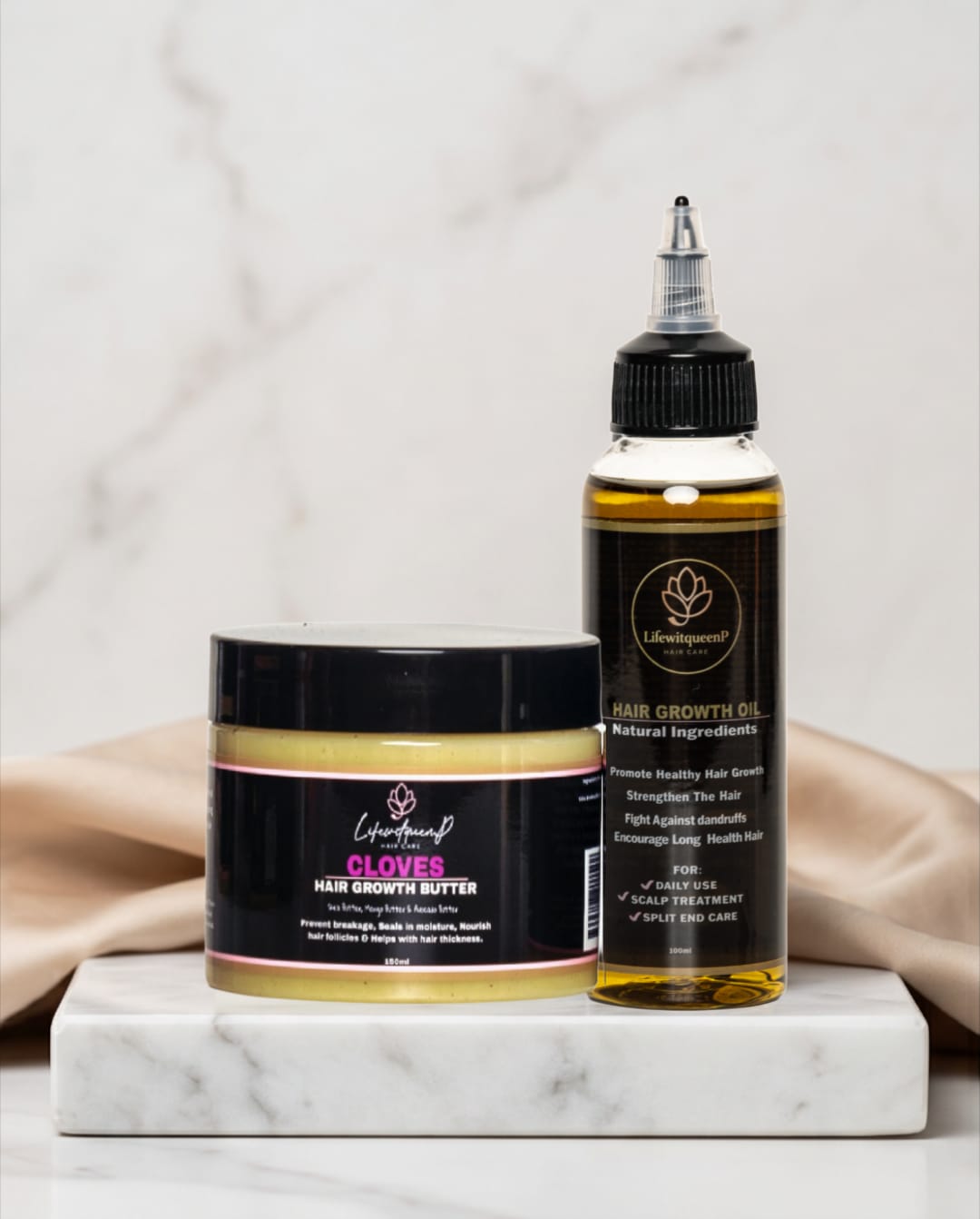 Herb Infused Cloves Hair Butter+ Ayurvedic Hair Growth Oil For Hair Breakages and Hair Thickness