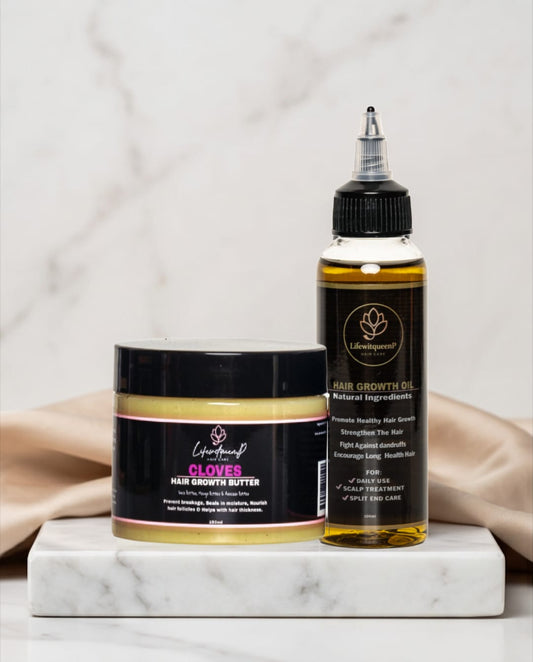 Herb Infused Cloves Hair Butter+ Ayurvedic Hair Growth Oil For Hair Breakages and Hair Thickness