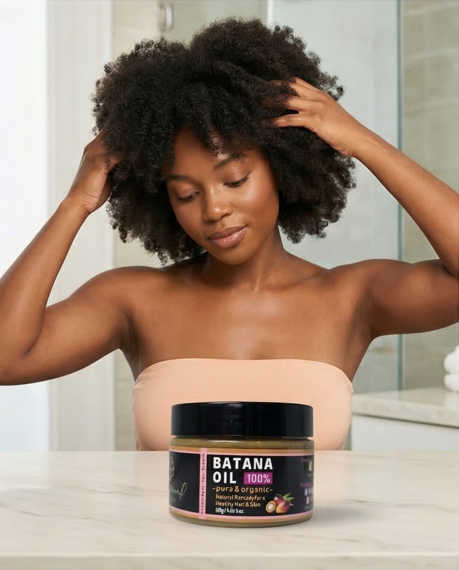 Raw Batana Oil for Hair Growth: 100% Pure  & Organic - Dr. Sebi Batana Oil  Unrefined Promotes Hair thickness for Women & Men  120g