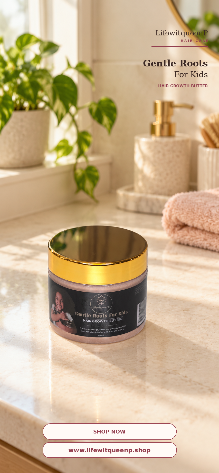 Gentle Roots For Kids |Kids Hair Butter